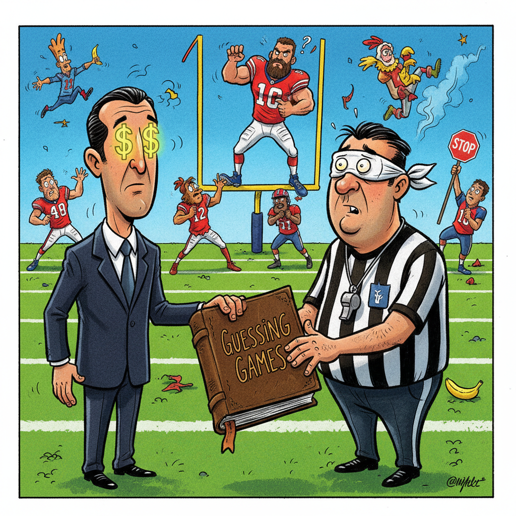 NFL to Streamline Rules for Replacement Refs, Primarily 'Letting Them Guess'