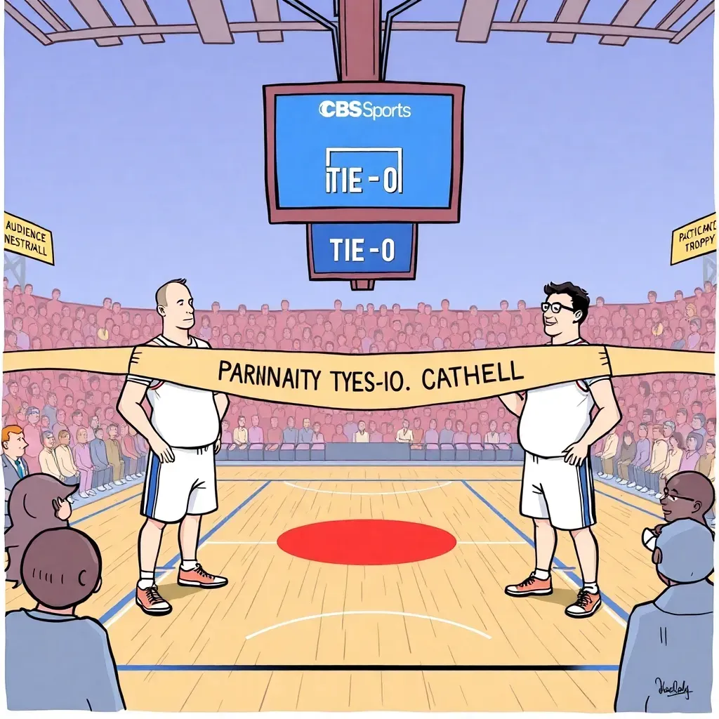 CBS Sports Declares Sweet Sixteen Matchup a Pre-Game Tie, Citing Unwavering Commitment to Offending No One