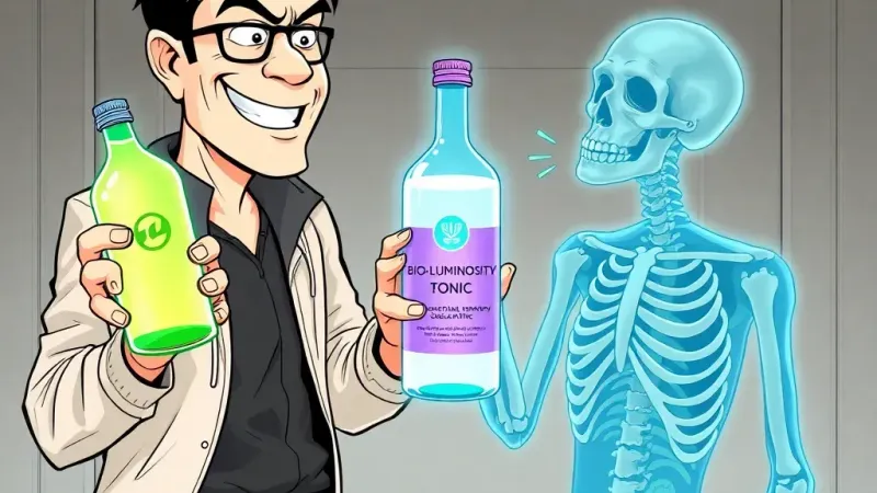 Wellness Gurus Rebrand Radium Water as "Bio-Luminosity Tonic" for Cellular Harmony