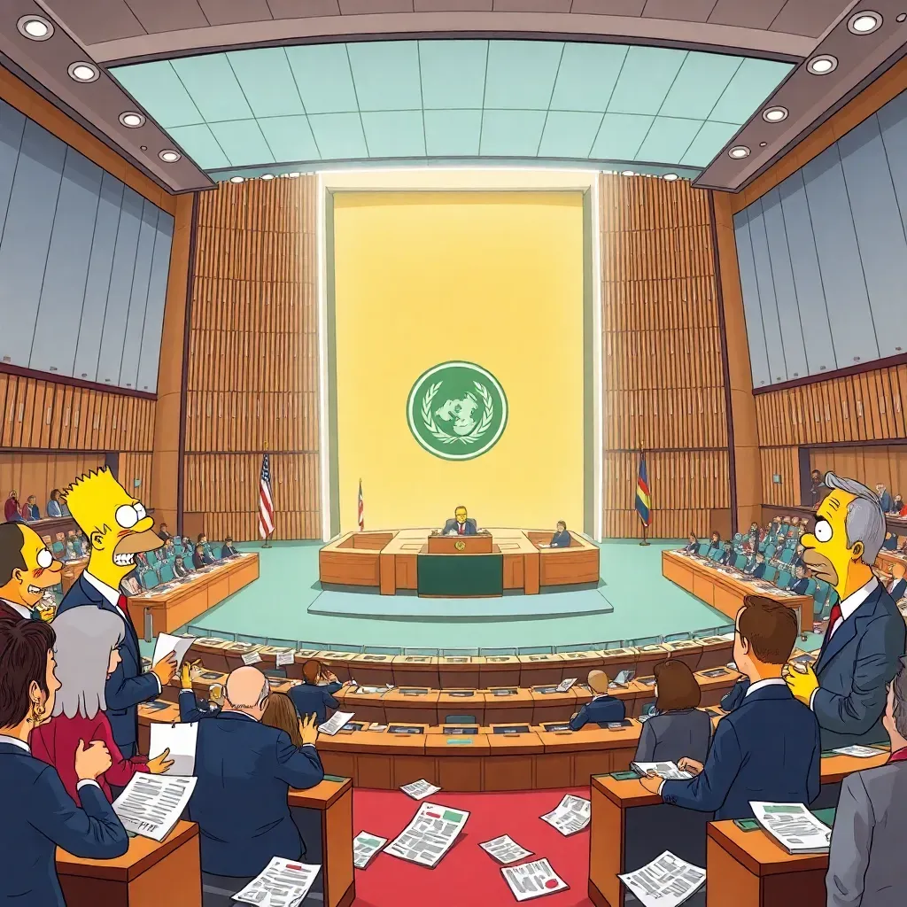 UN Convenes Emergency Session to Confirm 1997 'Simpsons' Episode as Global Power Arbiter