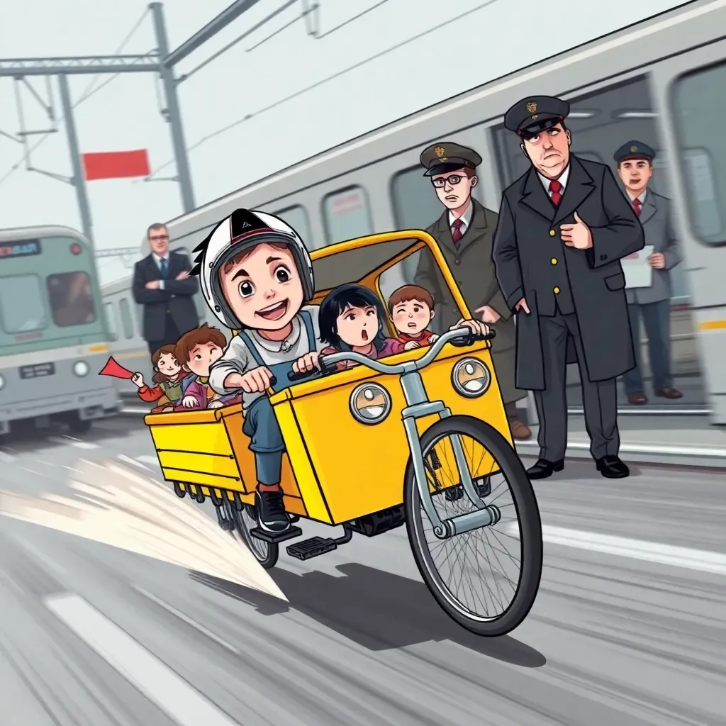 15-Year-Old’s 'Hyper-Efficient' School Drop-off Scheme Alarms Traditional Transportation Sector