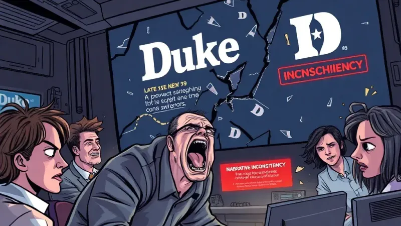 Nation's Narrative Stability Shaken After Duke's Loss Deviates from Established Arc