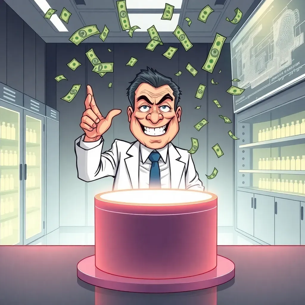 Biotech Firm Announces Record 2025 Earnings Based on 'Future Cash Flows from Uninvented Products'.