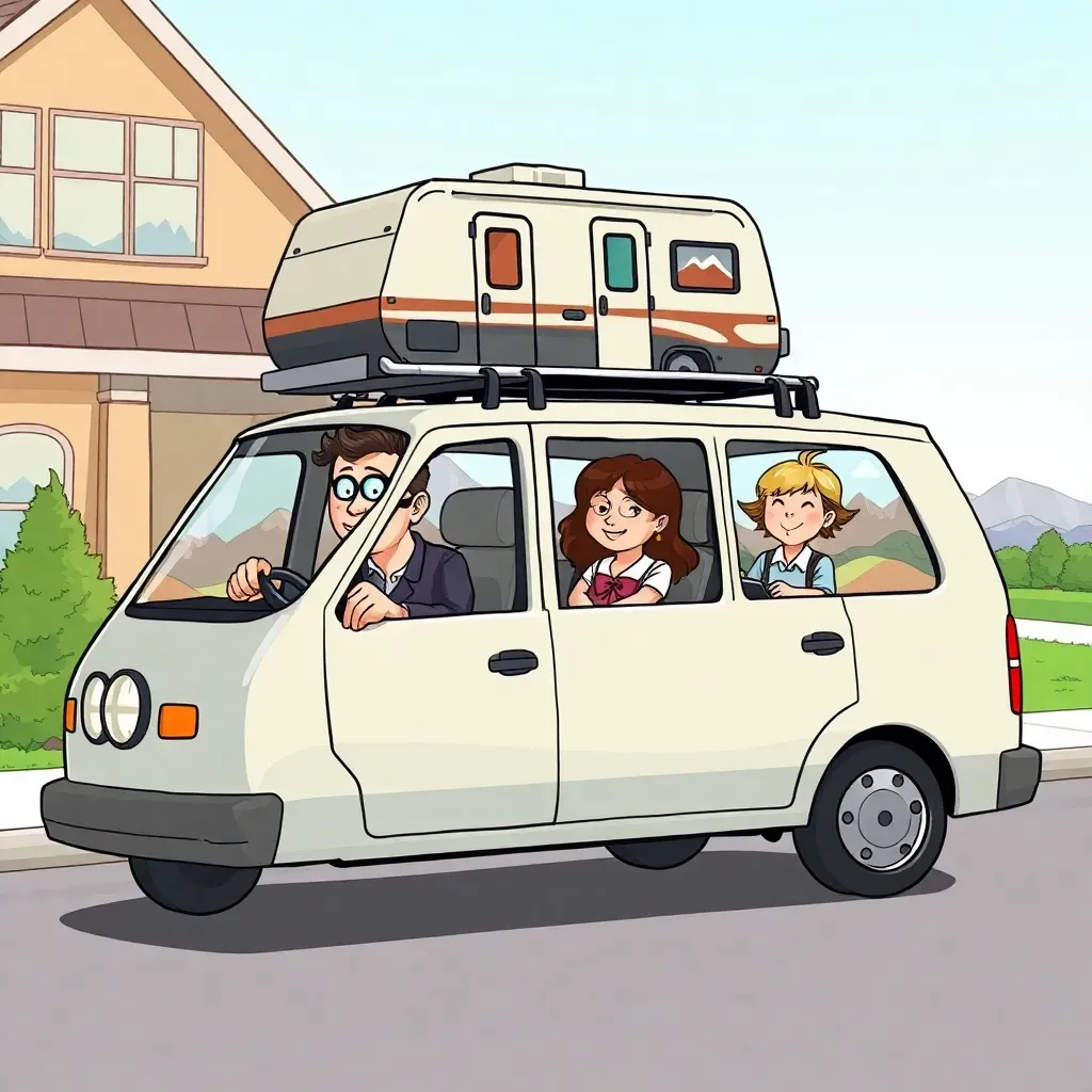 Families Embrace 'Driveway Camping' to Simulate Vacation Escape without Moving
