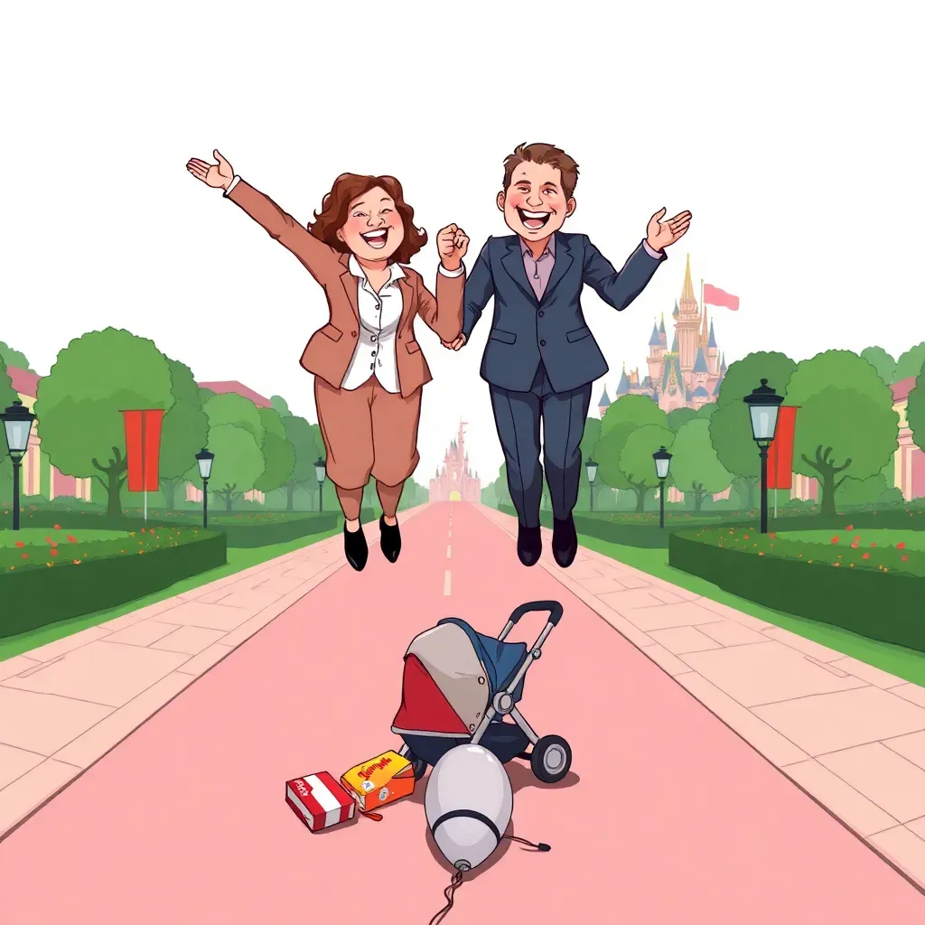 Couple Reports Achieving 'Peak Disney' After Ditching Children at Home