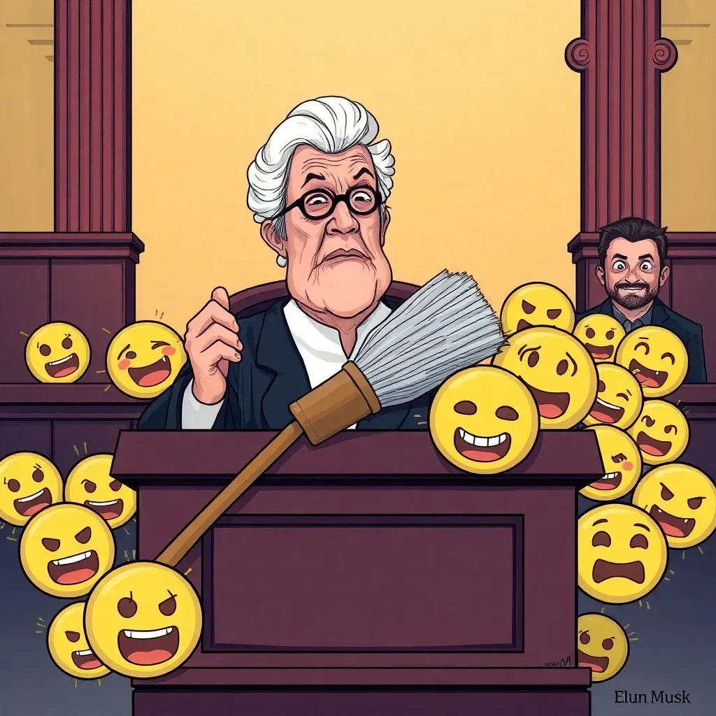 Judge Denies Emoji Bias, Reassigns Musk Cases to Uphold Digital Impartiality Protocols