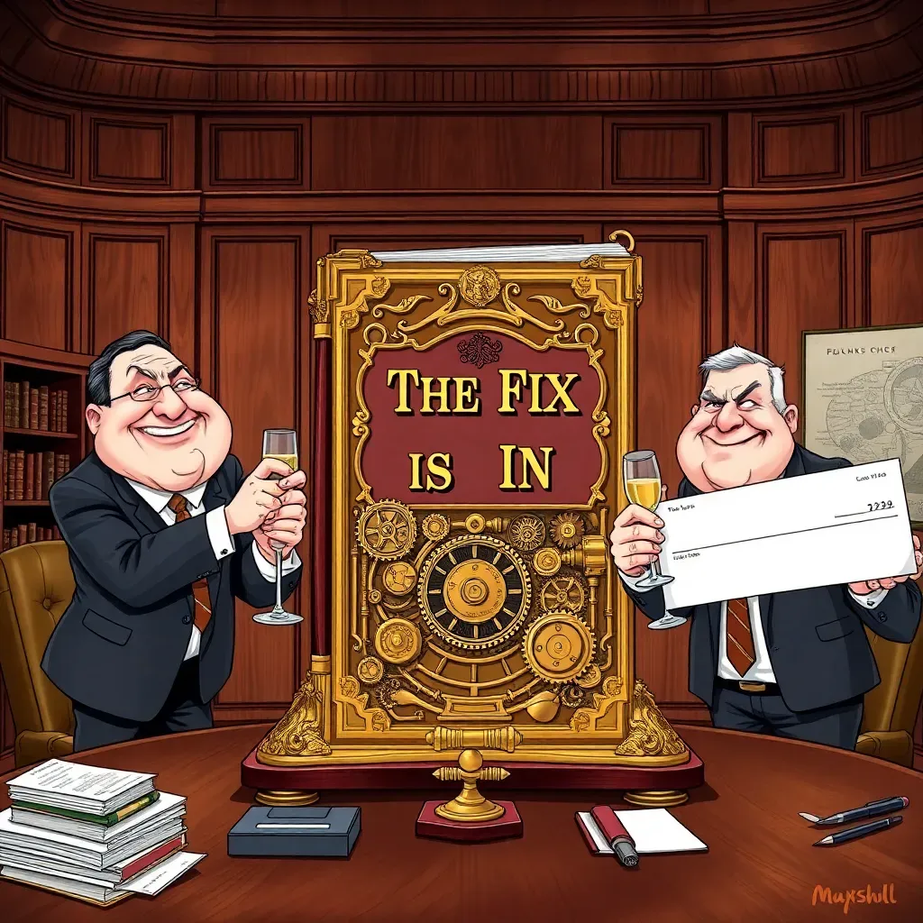 Book Deal for "the Fix Is In" Hailed as Proof the Fix Is, in Fact, In