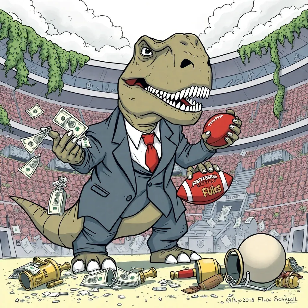 College Football Preps for Dinosaur-Level Extinction Event: Adapting to Players Making Money