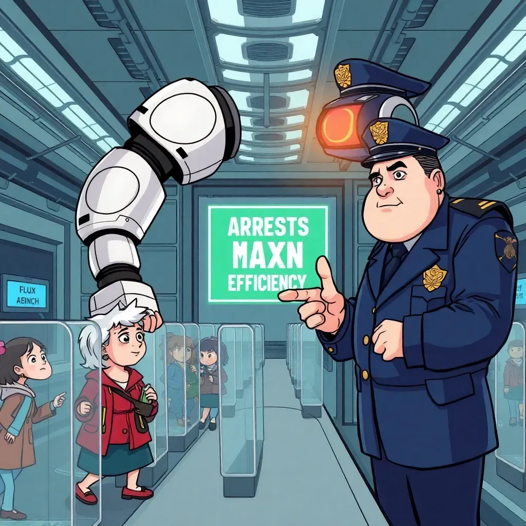 Police Laud AI for 'Unprecedented Efficiency' in Arrests of Innocent Citizens