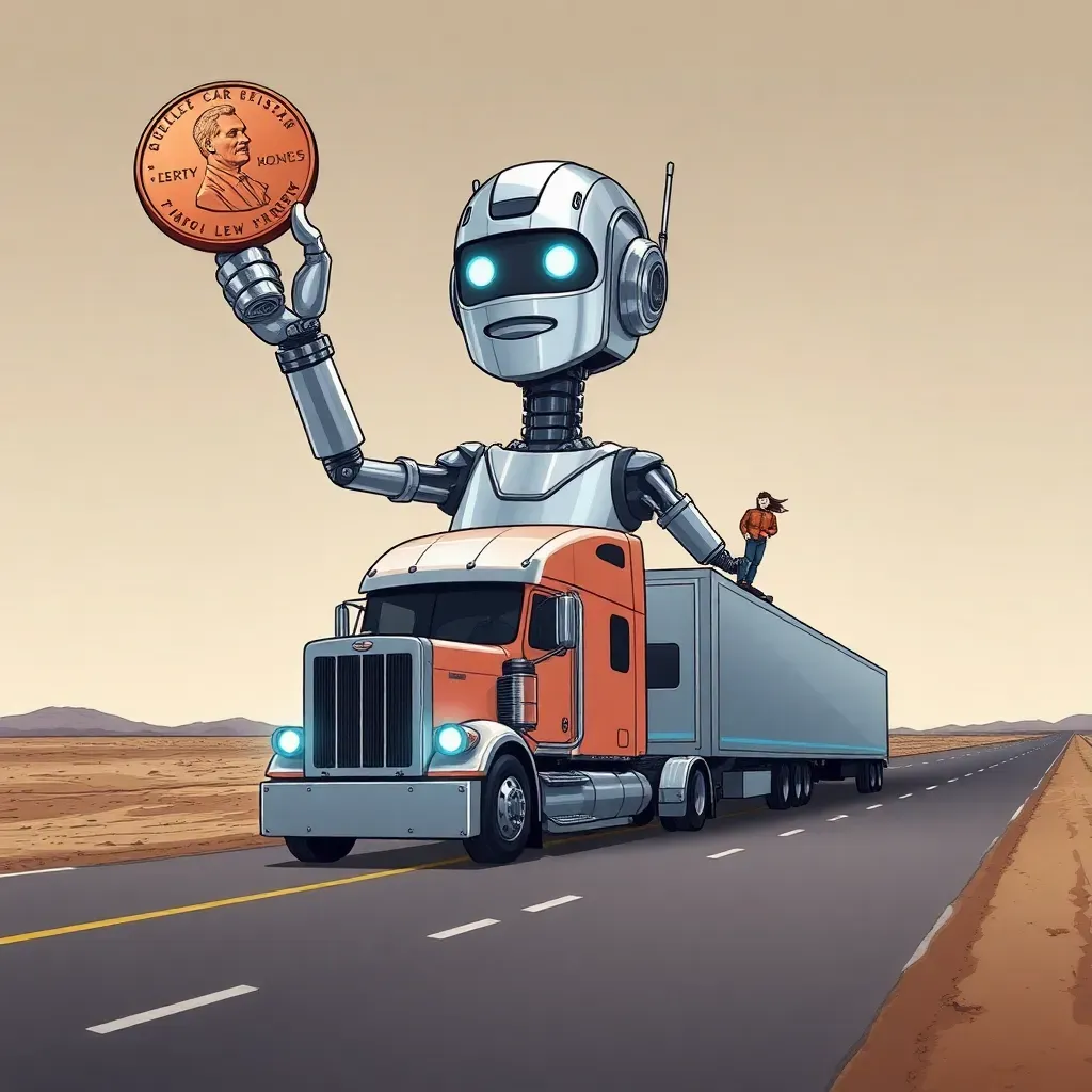 AI Trucking Firm Boasts Minimal Human Spending En Route to Driverless Future