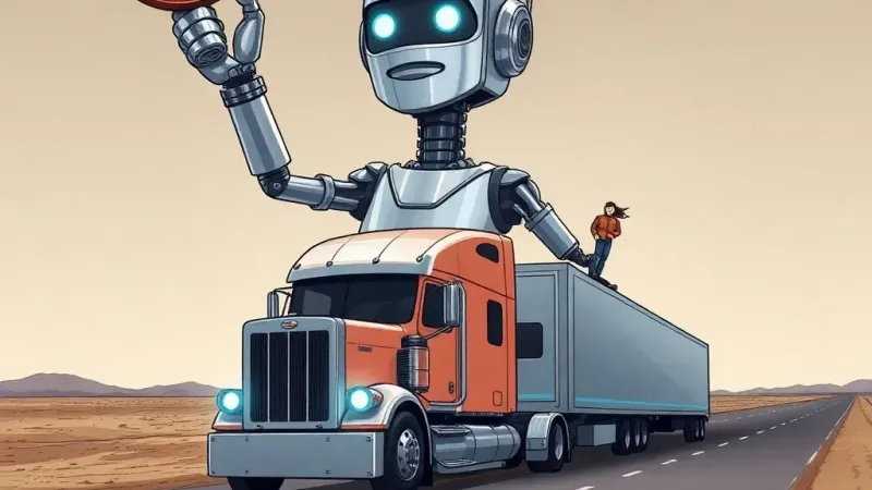 AI Trucking Firm Boasts Minimal Human Spending En Route to Driverless Future