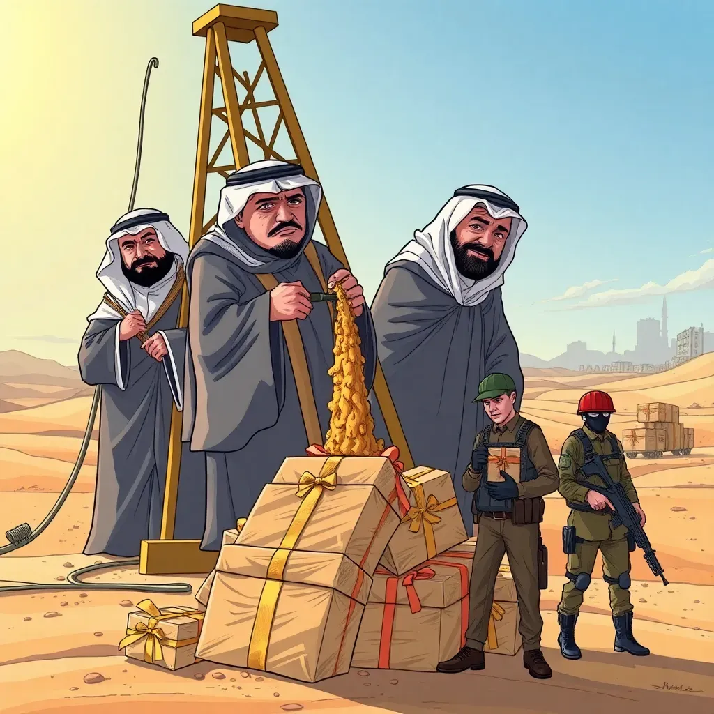 Gulf States Find Humanitarian Aid Surprisingly Compatible with Record Oil Profits
