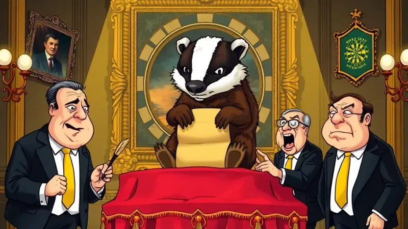 Pub's Plush Badger Now National Heritage! Yes, Really.