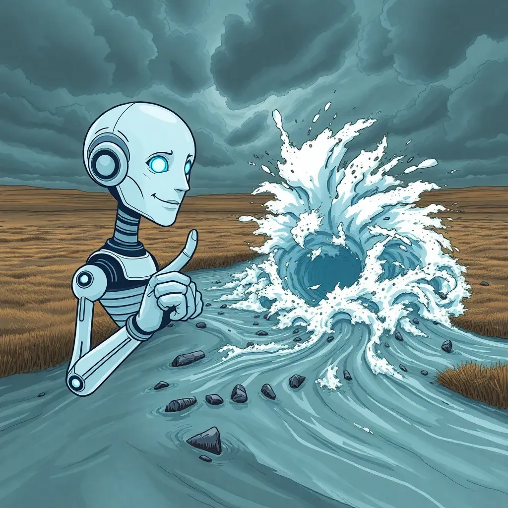 New AI Model Asks Increasingly Erratic Prairie Rivers to "Just Chill" for a Few Days