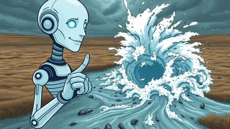 New AI Model Asks Increasingly Erratic Prairie Rivers to "Just Chill" for a Few Days