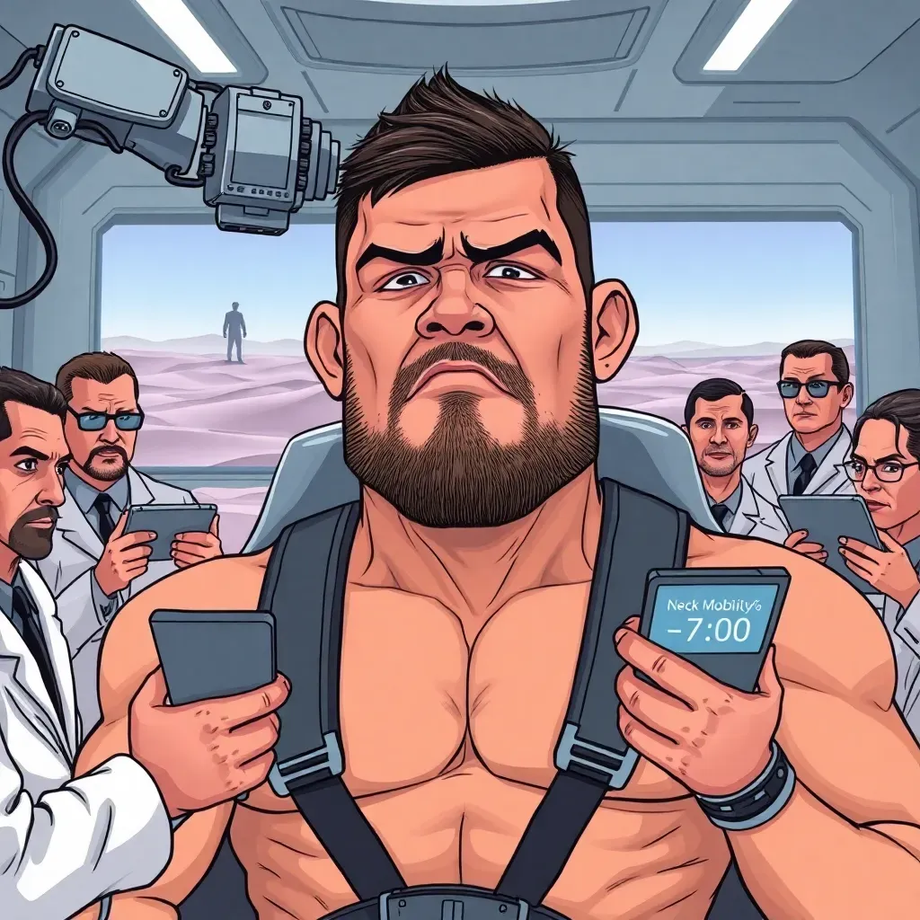 UFC Champ's Neck Now 7% More Mobile, Fight Still in Advanced Conceptual Phase