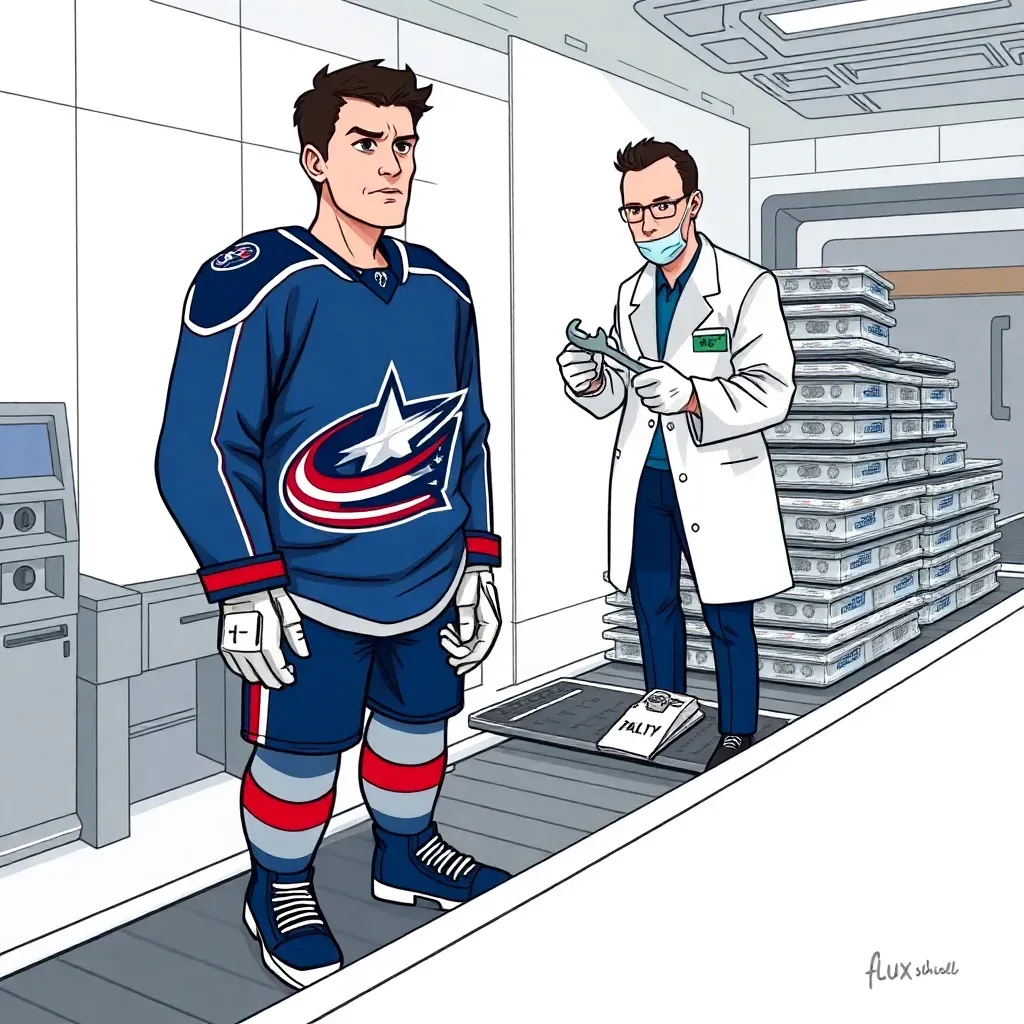 Blue Jackets Issue Recall for Defenseman's Faulty Shoulder