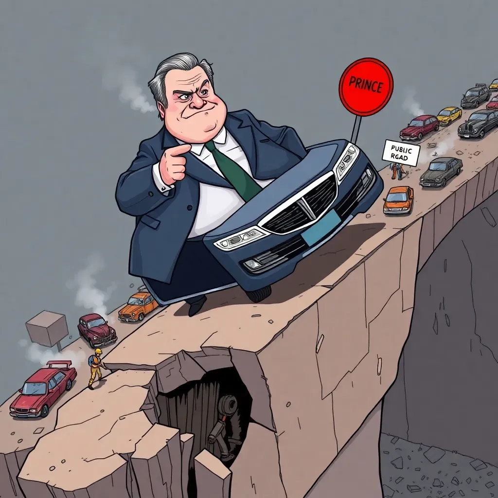 Senator Stuck in Bridge Collapse Traffic Blames Public Sector