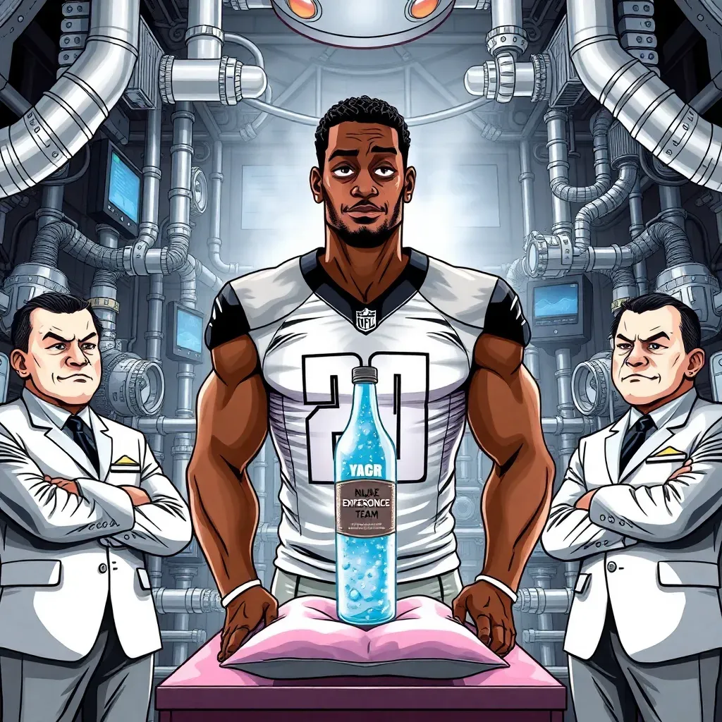 Raiders Pull Out All Stops for Free Agent Najee Harris, Including Perfectly Chilled Electrolyte Water