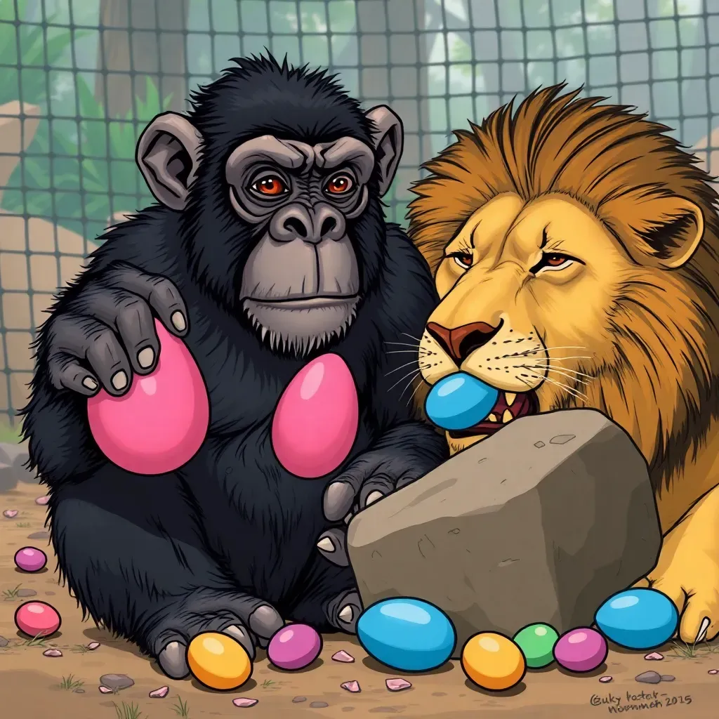 Zoo Animals Remain Unpersuaded by Religious Significance of Plastic Eggs