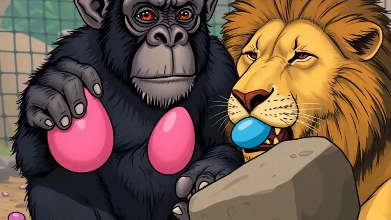 Zoo Animals Remain Unpersuaded by Religious Significance of Plastic Eggs