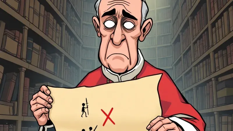 Vatican Shocker: War 'Generally Discouraged' by Church Now!