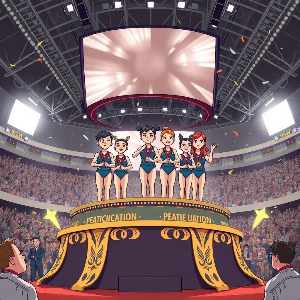 Nation's 12Th-Best Gymnastics Team Heroically Performs as Expected