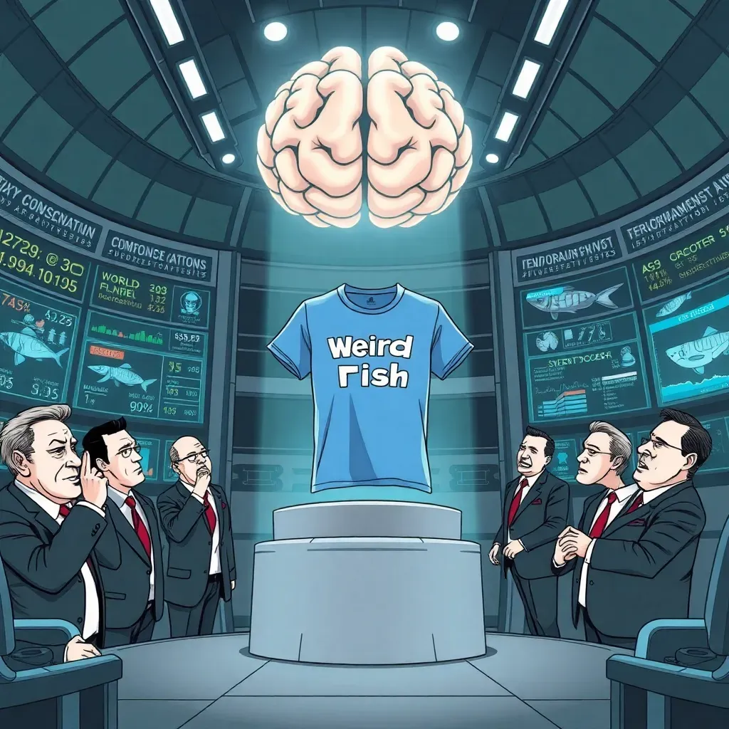AI News Aggregator Declares 'Weird Fish' Shirt Global Priority