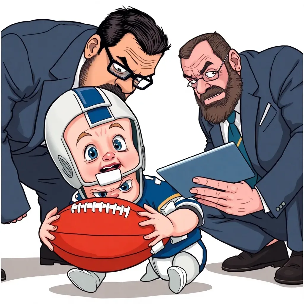 NFL Announces 'Tiny Talents' Combine for Promising Infants, Targeting 2040 Draft