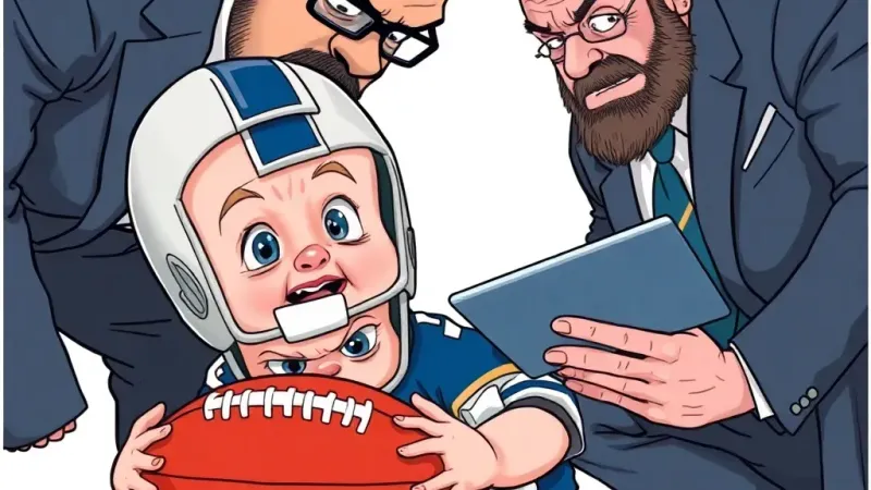 NFL Announces 'Tiny Talents' Combine for Promising Infants, Targeting 2040 Draft