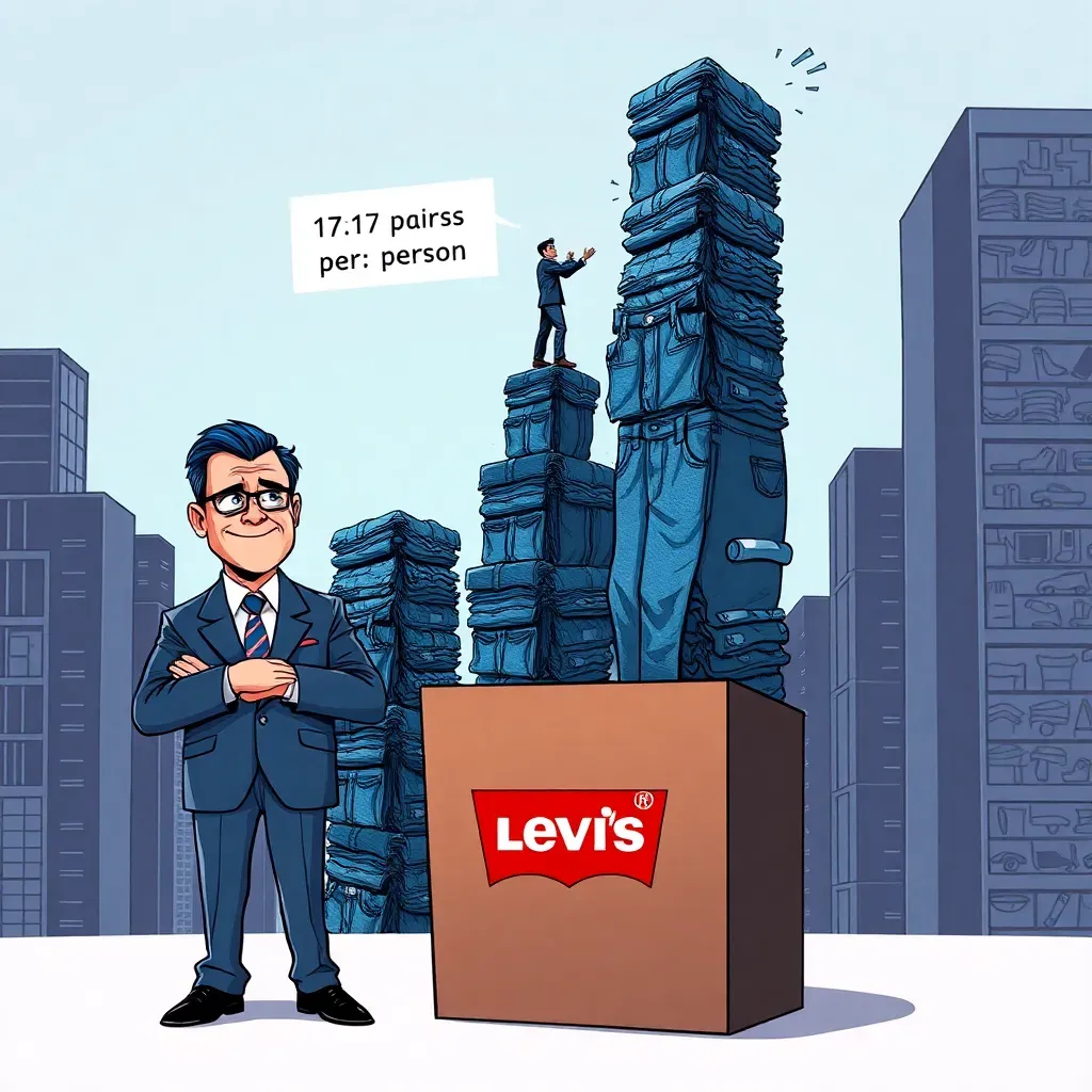 Levi's Q1 Earnings Report to Confirm Nation Now Owns 17 Pairs of Jeans per Person