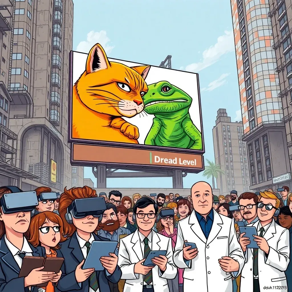 Nation's Emotional Well-Being Now Solely Dependent on Viral Cat-Lizard Greetings