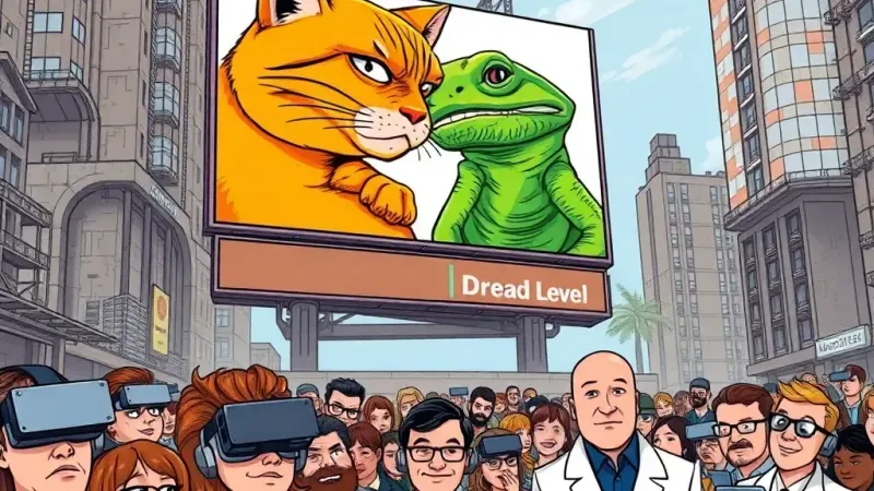 Nation's Emotional Well-Being Now Solely Dependent on Viral Cat-Lizard Greetings