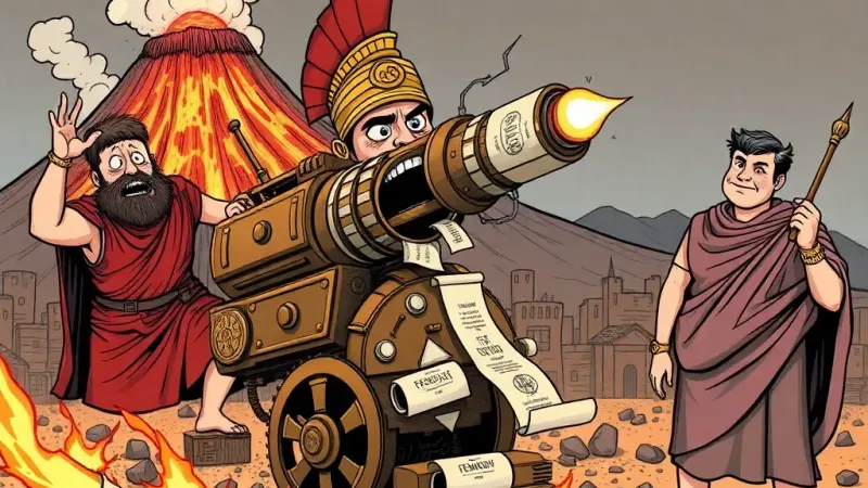Roman Machine Gun: Ancient Volcano Marketing Tool?