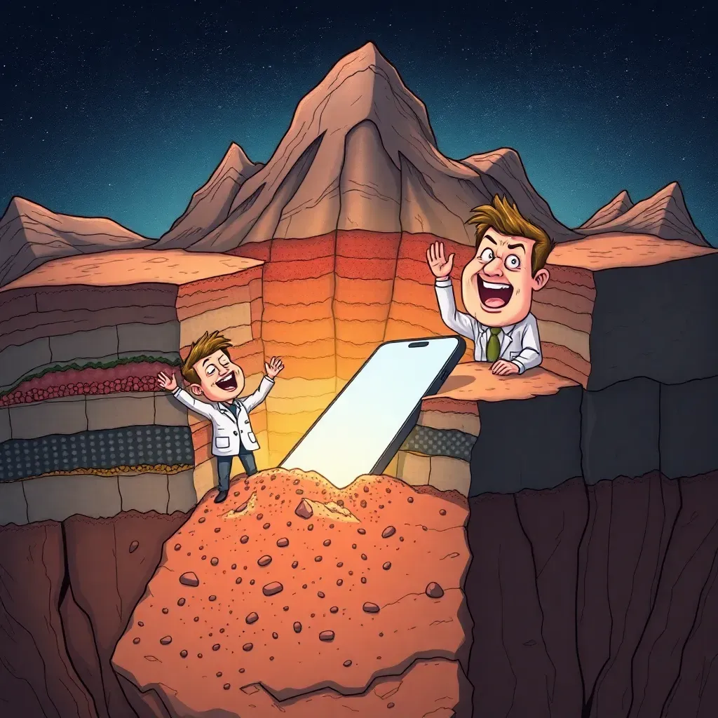 Earth's Eons-Long Mineral Strategy Aligns with New IPhone Release