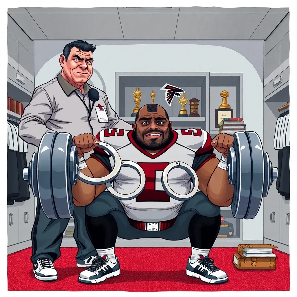 Falcons Coach Notes Player's Commitment to 'off-Field Legal Obligations'