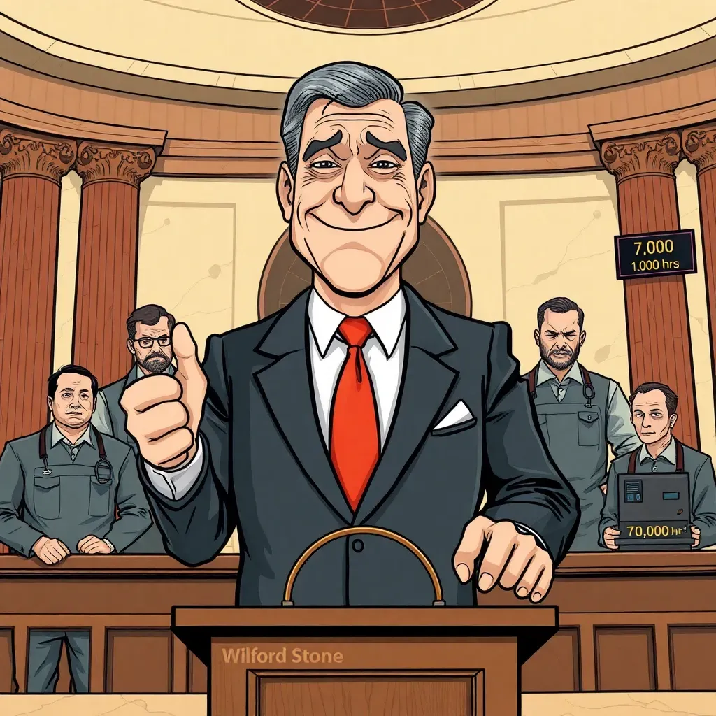 Senator Wilford Stone Logs Record 7,000 Hours of Visibly Governing