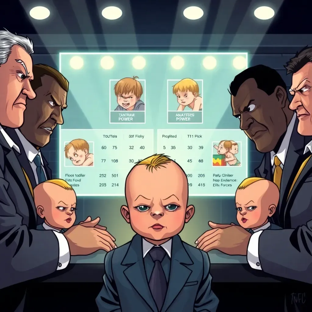 NFL GMs Finalize 2026 Draft Boards Using Projected Toddler Potential Metrics