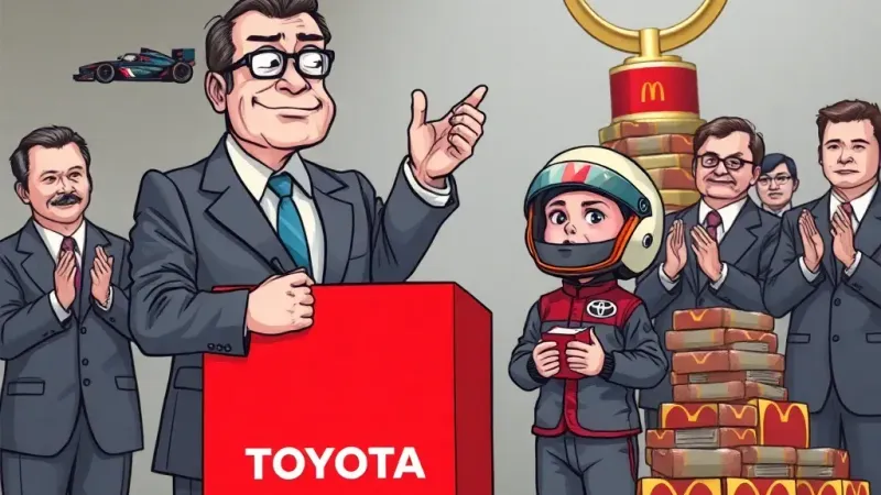 Toyota Race Cars Now Happy Meal Exclusive Ownership