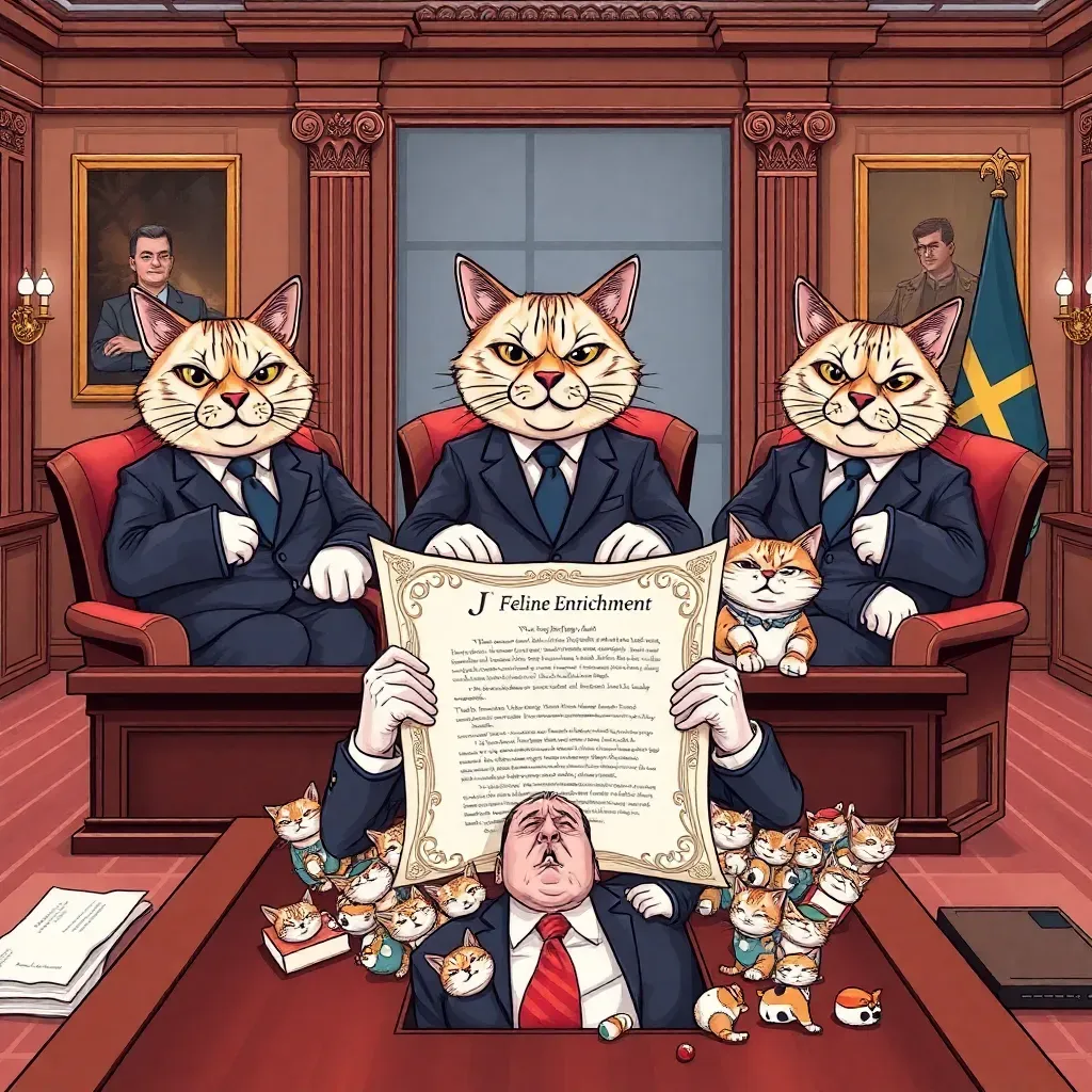 Pet Owners Demand Federal 'Feline Enrichment' Tax Credit
