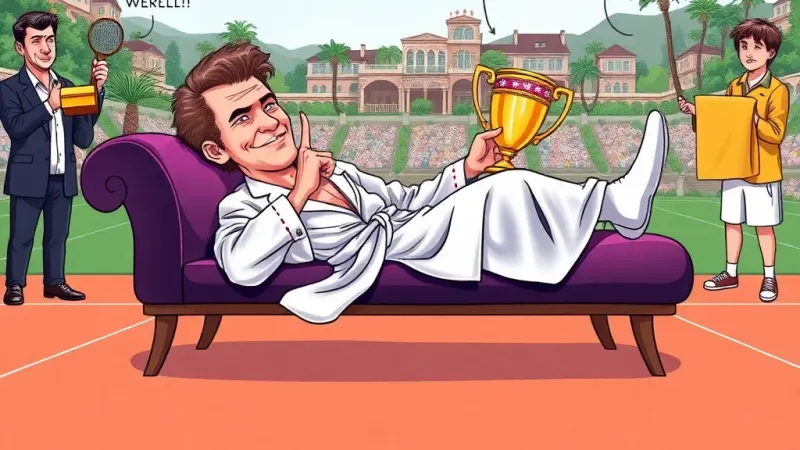 Suboptimal Win: Tennis Star's Monte Carlo Ordeal