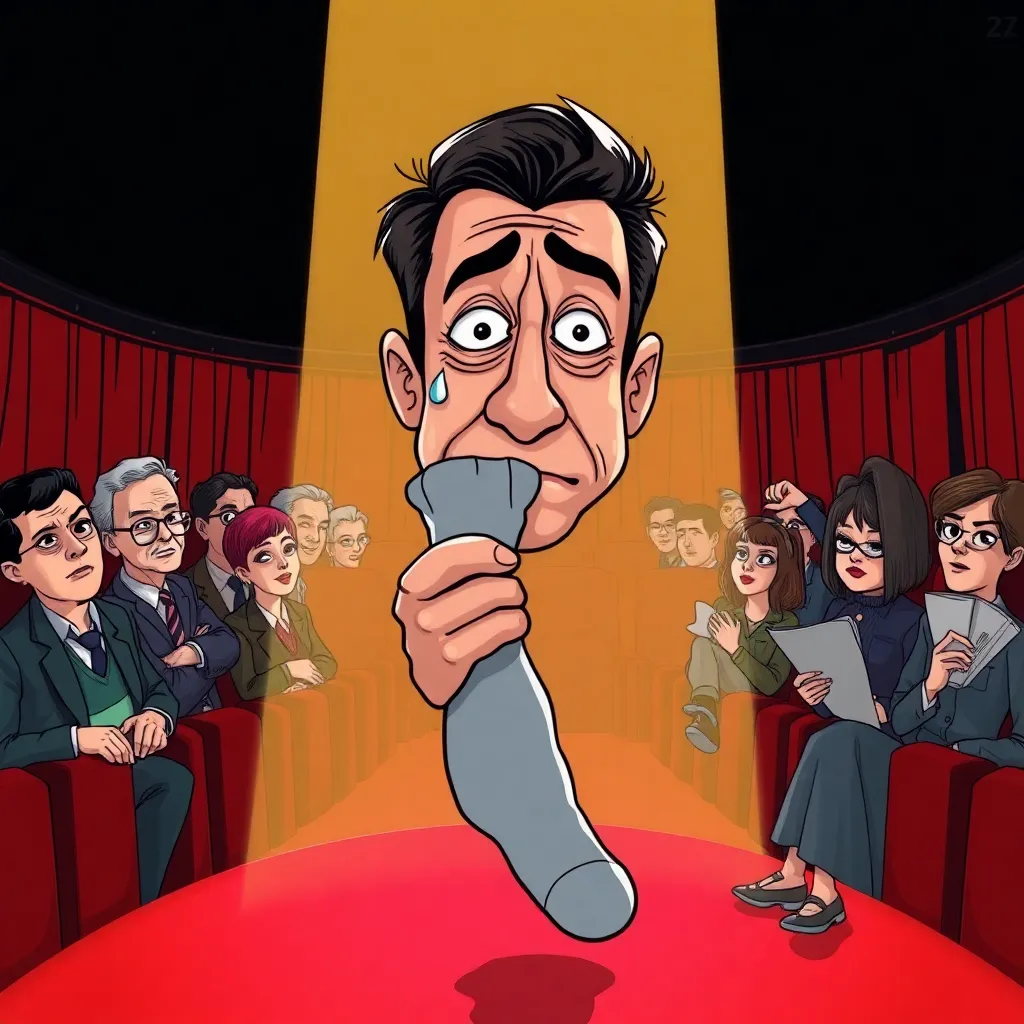 Comedian Lauded for 'Unflinching Gaze' at Sock-Related Challenges
