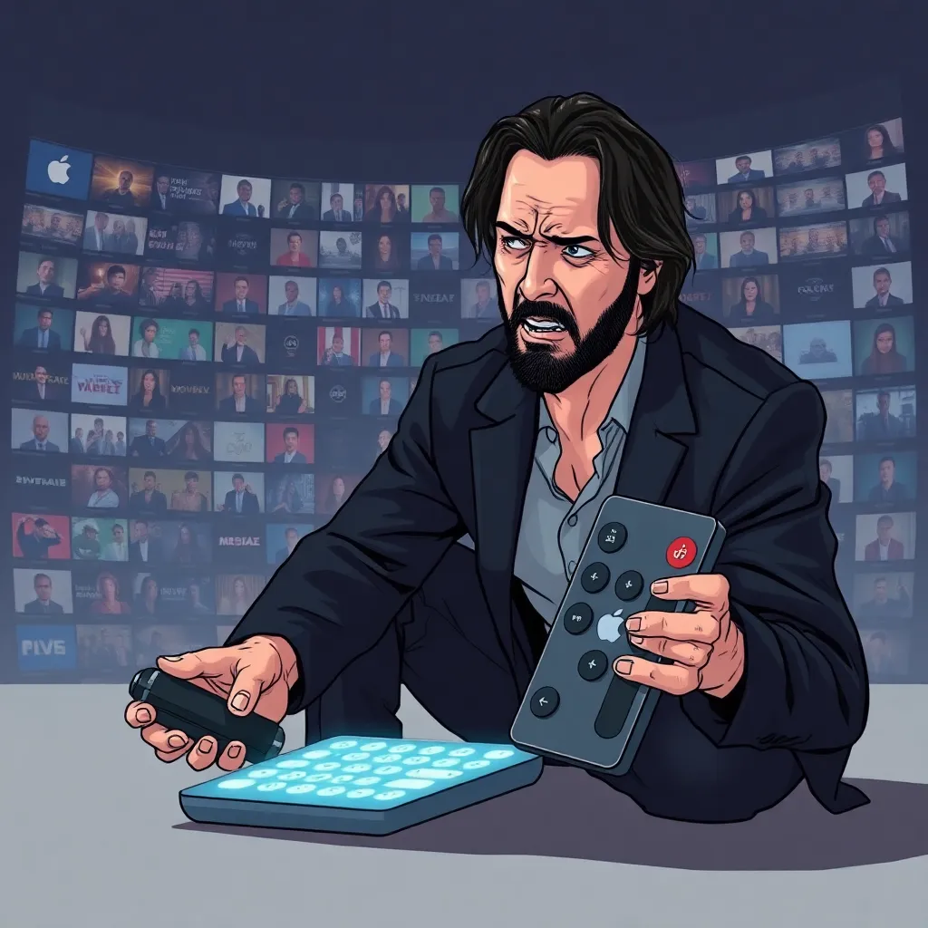 New Keanu Comedy: Scrolling Is the Plot.