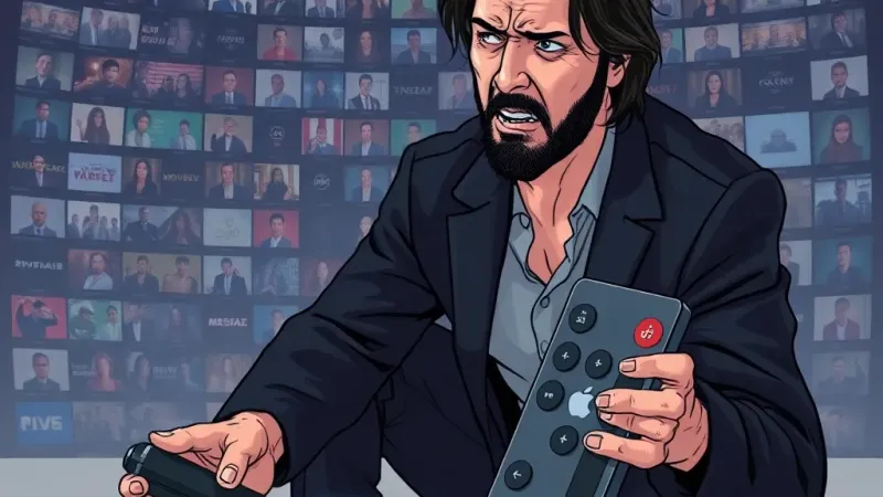 New Keanu Comedy: Scrolling Is the Plot.