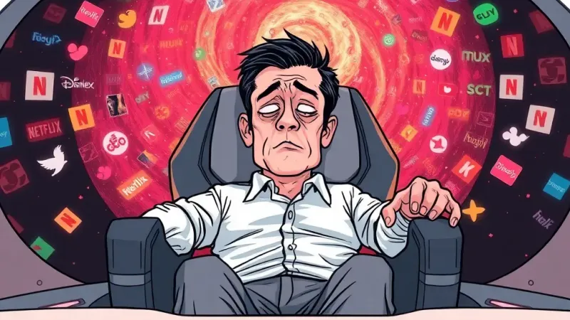 Nation's Viewers Report Chronic Fatigue from Streaming Selection