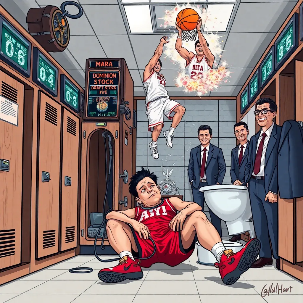 Mara's NBA Draft Stock Now Directly Correlated to Teammate's Locker-Room Dunks.