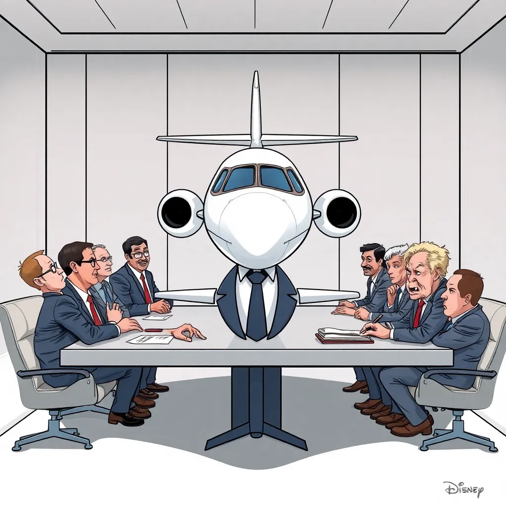 Disney to Grant Walt's Private Jet Permanent Board Seat