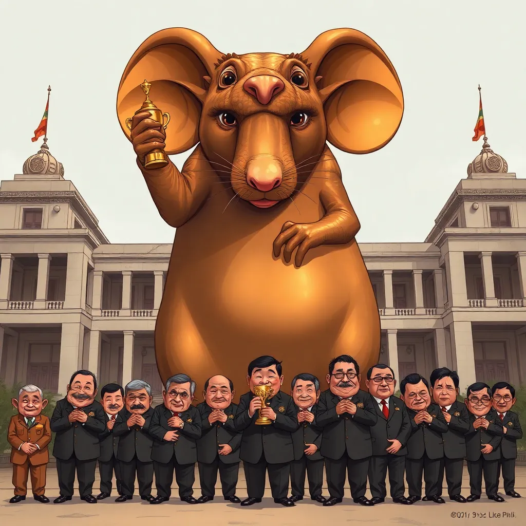 Cambodia Honors Rat, Admits Its Best Public Servants Aren't People.