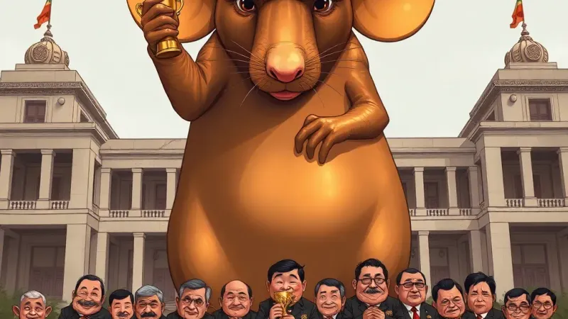 Cambodia Rat Statue: Better Public Servants Are Rodents