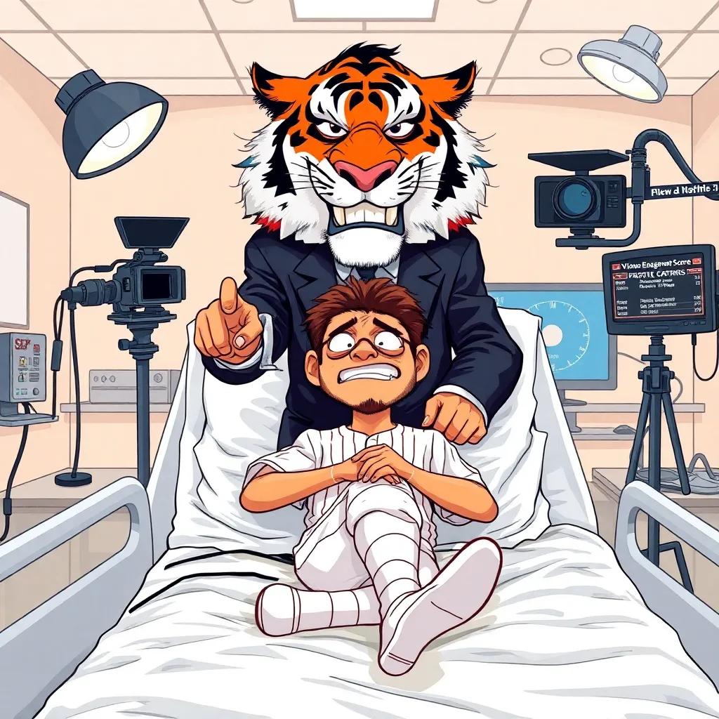 Tigers Thank Injured Outfielder for 'Significant Content Creation Opportunity'